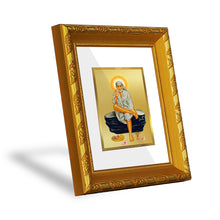 Load image into Gallery viewer, DIVINITI 24K Gold Plated Sai Baba Photo Frame For Home Wall Decor, TableTop, Prayer Room (15.0 X 13.0 CM)