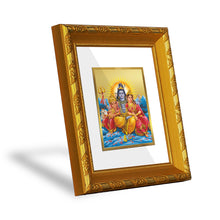 Load image into Gallery viewer, DIVINITI 24K Gold Plated Religious Shiv Parivar Photo Frame For Home Decor, TableTop (15.0 X 13.0 CM)