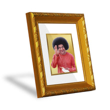 Load image into Gallery viewer, DIVINITI 24K Gold Plated Sathya Sai Baba Photo Frame For Home Wall Decor, Tabletop (15.0 X 13.0 CM)
