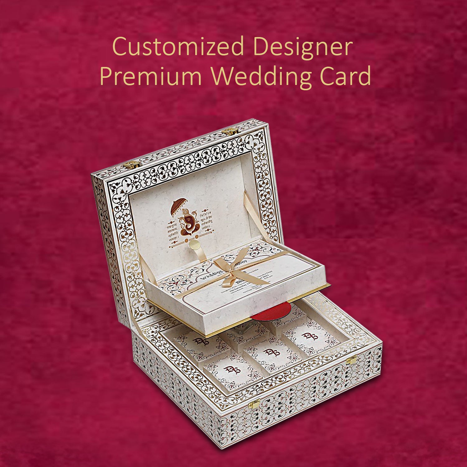 Diviniti Customized Designer Wedding Card Gift For Marriage Invitation Diviniti Customized Designer Wedding Card Gift For Marriage Invitation