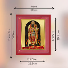 Load image into Gallery viewer, Diviniti 24K Gold Plated Ram Lalla Photo Frame For Home Decor, Wall Hanging Decor, Puja Room &amp; Gift (36.5 CM X 30.5 CM)