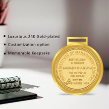 Load image into Gallery viewer, Diviniti 24K Gold Plated Customized Medal For University, Sport Events, Talent Shows, Contests &amp; Competition
