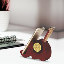 Load image into Gallery viewer, Customized MDF Pen Holder With Colored Logo For Corporate Gifting