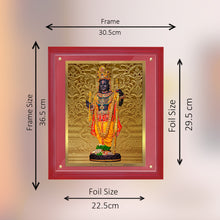 Load image into Gallery viewer, Diviniti 24K Gold Plated Ram Lalla Photo Frame for Home Decor, Wall Hanging Decor, Puja Room &amp; Gift (36.5 CM X 30.5 CM)