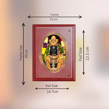 Load image into Gallery viewer, Diviniti 24K Gold Plated Ram Lalla Photo Frame For Home Decor, Wall Decor, Table, Puja Room &amp; Gift (30 CM X 23 CM)