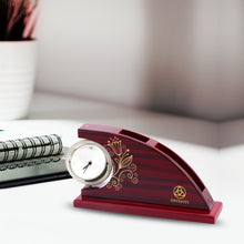 Load image into Gallery viewer, Diviniti Customized Table Side Watch With MDF Pen &amp; Card Holder For University