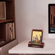 Load image into Gallery viewer, 24K Gold Plated Lord Krishna Customized Photo Frame For Corporate Gifting
