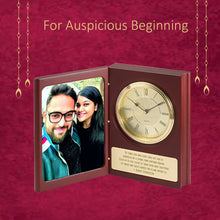 Load image into Gallery viewer, Diviniti Customized MDF Memento with Photo &amp; Watch For Wedding Gift