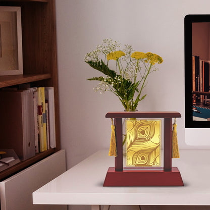 Diviniti Customized Table Top with 24K Gold Plated Design Frame For University