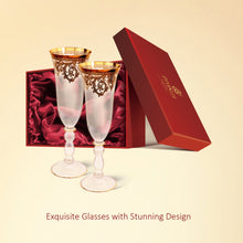 Load image into Gallery viewer, Diviniti Crystal Wine Glasses For Wedding Anniversary Gift