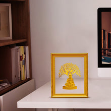 Load image into Gallery viewer, 24K Gold Plated Bodhi Tree Customized Photo Frame For Corporate Gifting