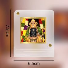 Load image into Gallery viewer, Diviniti 24K Gold Plated Ram Lalla Frame For Car Dashboard, Home Decor, Table, Gift, Puja Room (5.5 x 6.5 CM)
