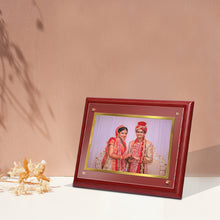 Load image into Gallery viewer, Diviniti Photo Frame With Customized Photo Printed on 24K Gold Plated Foil| Personalized Gift for Birthday, Marriage Anniversary &amp; Celebration With Loved Ones| MDF Frame Size 3