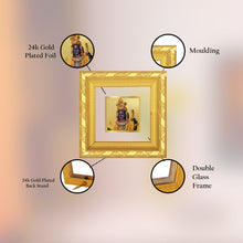 Load image into Gallery viewer, Diviniti 24K Gold Plated Ram Lalla Photo Frame For Home Decor, Table Top, Puja Room &amp; Gift (10 CM X 10 CM)
