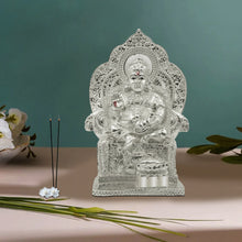 Load image into Gallery viewer, Diviniti 999 Silver Plated Kuber Idol for Home Decor Showpiece (17.5 X 12 CM)