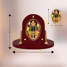 Load image into Gallery viewer, Diviniti 24K Gold Plated Ram Lalla Frame For Car Dashboard, Home Decor, Table, Gift, Puja Room (8 x 9 CM)