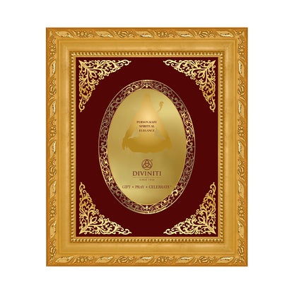 24K Gold-Plated Personalized Frame | Premium Gift Box | 16x13.5 CM