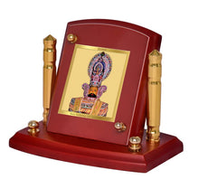 Load image into Gallery viewer, Diviniti 24K Gold Plated Khatu Shyam For Car Dashboard, Home Decor, Table Top &amp; Festival Gift (7 x 9 CM)
