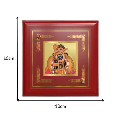 Banke Bihari | Kunjbihari Tabletop Frame in 24K Gold Plated Foil