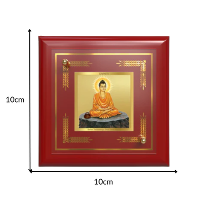 Lord Buddha | Divine Tabletop Frame in 24K Gold Plated Foil