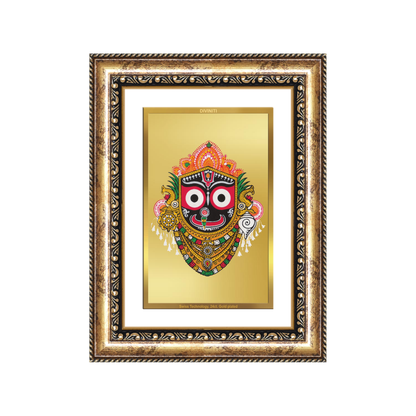 Diviniti 24K Gold Plated Jagannath (Classic) Divine Wall Frame for Home Mandir & Office Decor | Luxury Spiritual Gift