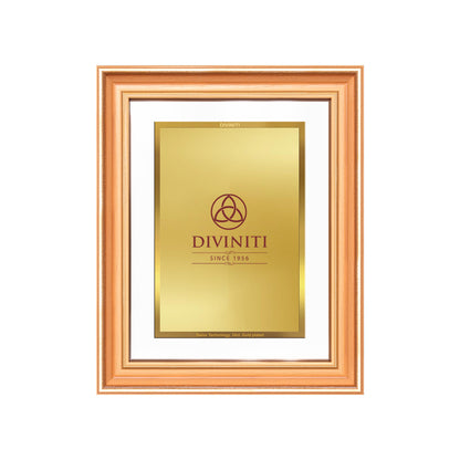 Diviniti Double Glass Frame Personalised Wall Photo Frame in 24K Gold Plated Foil | HP-15-01-S3.5