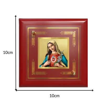Mother Mary | Blessed Virgin Tabletop Frame in 24K Gold Plated Foil