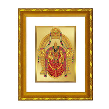 Load image into Gallery viewer, DIVINITI 24K Gold Plated Padmavathi Photo Frame For Home Wall Decor, Tabletop, Worship (21.5 X 17.5 CM)
