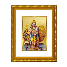 Load image into Gallery viewer, DIVINITI 24K Gold Plated Karthikey Wall Photo Frame For Home Decor, Worship, Gift (21.5 X 17.5 CM)
