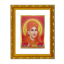 Load image into Gallery viewer, DIVINITI 24K Gold Plated Dayananda Saraswati Photo Frame For Home Wall Decor, Tabletop (21.5 X 17.5 CM)
