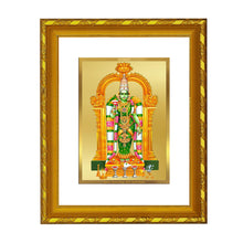 Load image into Gallery viewer, DIVINITI 24K Gold Plated Meenakshi Photo Frame For Home Wall Decor, Tabletop, Gift (21.5 X 17.5 CM)