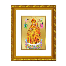 Load image into Gallery viewer, DIVINITI 24K Gold Plated Lady of Health Photo Frame For Home Wall Decor, Diwali Gift, Wealth (21.5 X 17.5 CM)
