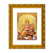 Load image into Gallery viewer, DIVINITI 24K Gold Plated Lord Ganesha Wall Photo Frame For Home Decor, Puja, Success (21.5 X 17.5 CM)
