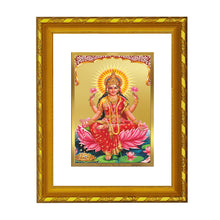 Load image into Gallery viewer, DIVINITI 24K Gold Plated Lakshmi Photo Frame For Home Wall Decor, Diwali Gift, Wealth (21.5 X 17.5 CM)
