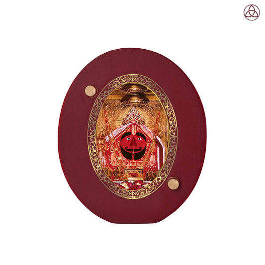 Salasar Balaji Car Dashboard & Tabletop Photo Frame in 24K gold plated royal foil