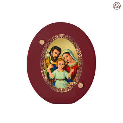 Holy Family Car Dashboard & Tabletop Photo Frame in 24K gold plated royal foil