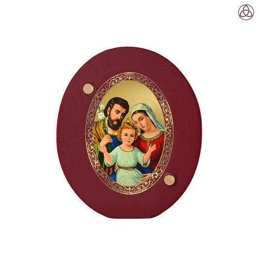 Holy Family Car Dashboard & Tabletop Photo Frame in 24K gold plated royal foil