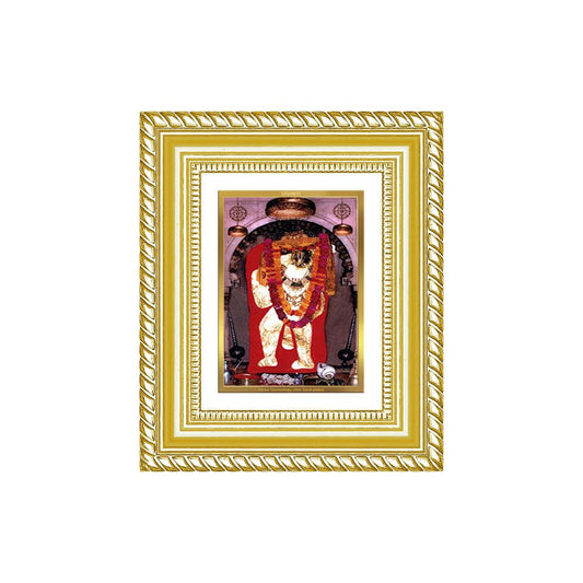 Diviniti 24K Gold Plated Mehndipur Balaji Divine Table Top Frame for Home Mandir & Office Decor | Luxury Spiritual Gift
