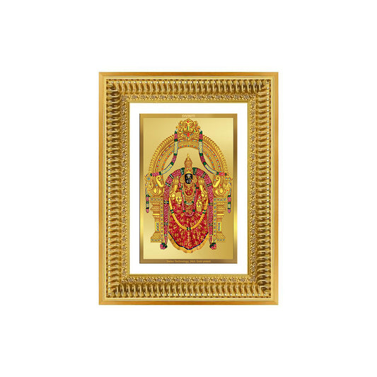 Diviniti 24K Gold Plated Padmavati (Classic) Divine Wall Frame for Home Mandir & Office Decor | Luxury Spiritual Gift