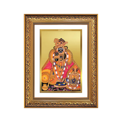 Banke Bihari | Kunjbihari Wall Mount Photo Frame in 24K Gold Plated Foil
