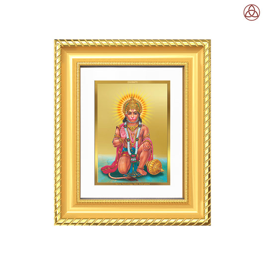 24 Carat Gold Plated Foil Divine Photo Frame for Wall Decor