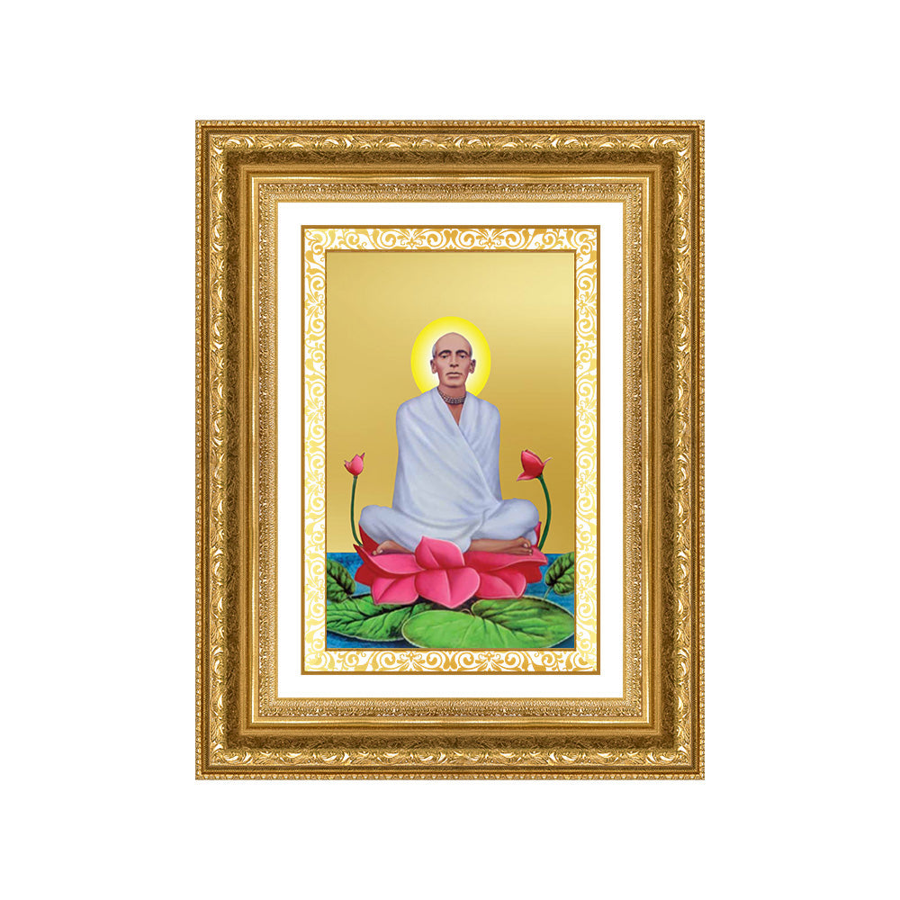 Diviniti 24K Gold Plated Ram Thakur (Classic) Divine Wall Frame for Home Mandir & Office Decor | Luxury Spiritual Gift