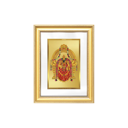 Diviniti 24K Gold Plated Padmavati (Classic) Divine Wall Frame for Home Mandir & Office Decor | Luxury Spiritual Gift