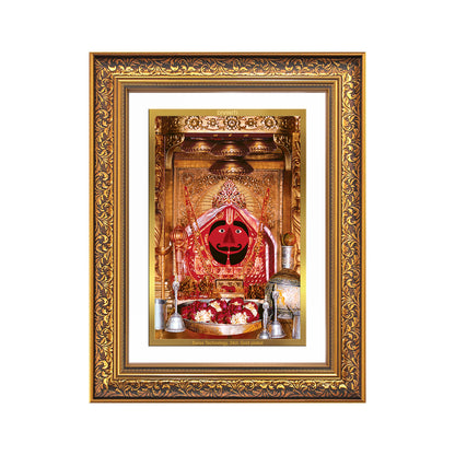 Salasar Balaji | Lord Hanuman of Salasar Dham Wall Mount Photo Frame in 24K Gold Plated Foil