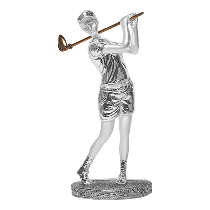 Diviniti 999 Silver Plated Golf Trophy | Premium Golf Award | Elegant Sports Trophy for Champions