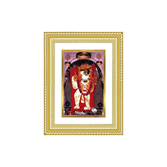 Diviniti 24K Gold Plated Mehndipur Balaji (Classic) Divine Wall Frame for Home Mandir & Office Decor | Luxury Spiritual Gift
