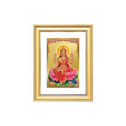 Diviniti 24K Gold Plated Lakshmi (Classic) Divine Wall Frame for Home Mandir & Office Decor | Luxury Spiritual Gift