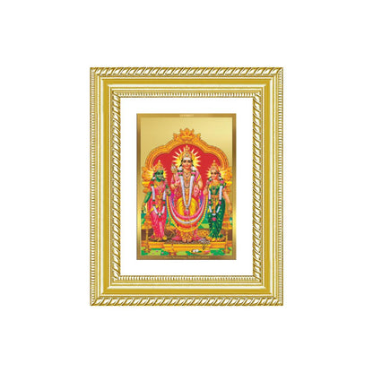 Diviniti 24K Gold Plated Murugan Velli (Classic) Divine Wall and Table Top Frame for Home Mandir & Office Decor | Luxury Spiritual Gift