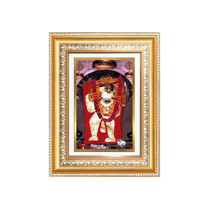 Diviniti 24K Gold Plated Mehndipur Balaji (Classic) Divine Wall Frame for Home Mandir & Office Decor | Luxury Spiritual Gift