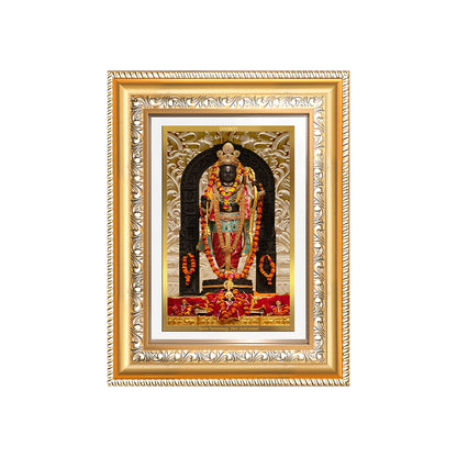 Diviniti 24K Gold Plated Ram Lalla (Classic) Divine Wall Frame for Home Mandir & Office Decor | Luxury Spiritual Gift